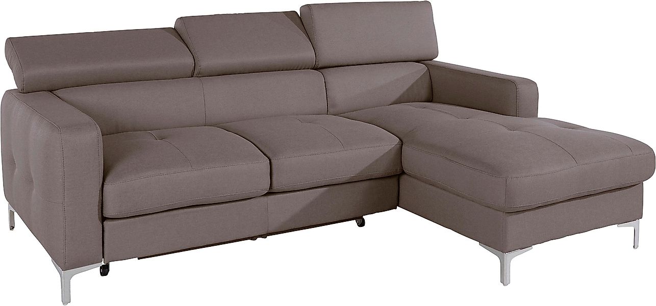 COTTA Ecksofa Sammy L-Form, mit Kopfteilverstellung, günstig online kaufen