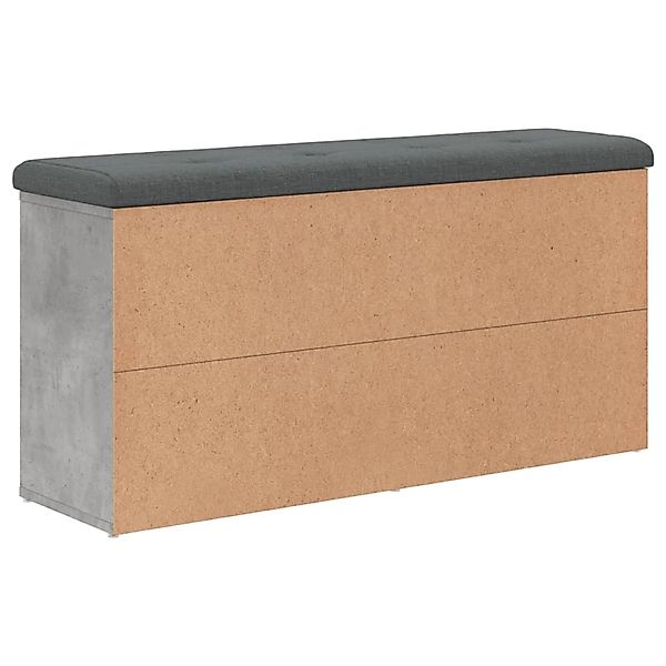 vidaXL Sitzbank Schuhbank Betongrau 102x32x50 cm günstig online kaufen