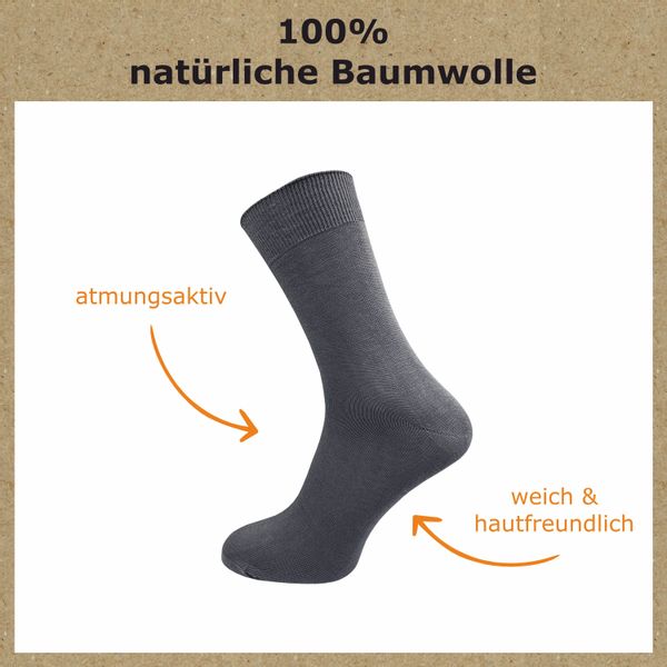GAWILO Basicsocken für Herren aus 100% günstig online kaufen