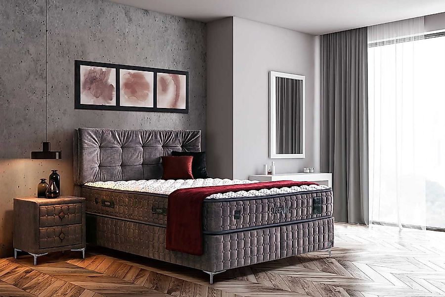 Pointhome Boxspringbett Set, Sleepure, Schlafzimmerbett, Matratze günstig online kaufen