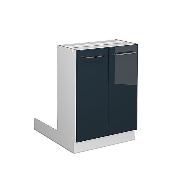 Vicco Unterschrank Fame-Line, Dunkelblau Hochglanz/Weiß, 60 günstig online kaufen