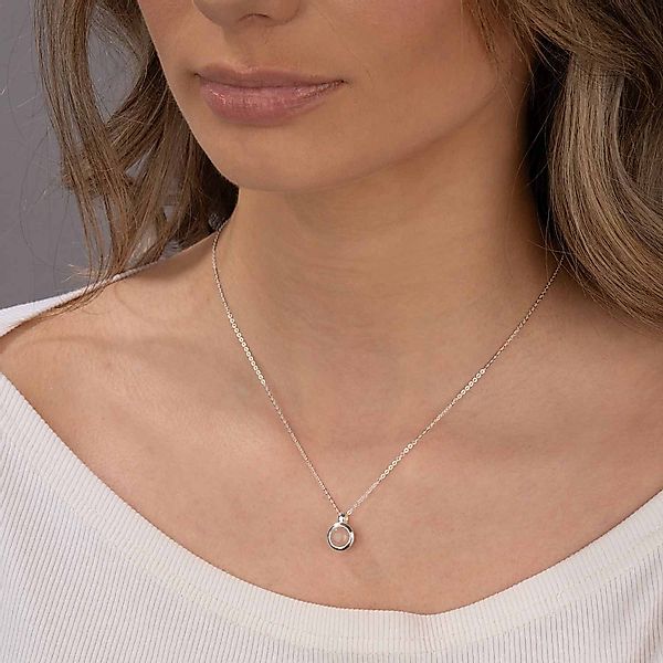 Materia Kettenanhänger Rosenquarz Edelstein Anhänger Rosa günstig online kaufen