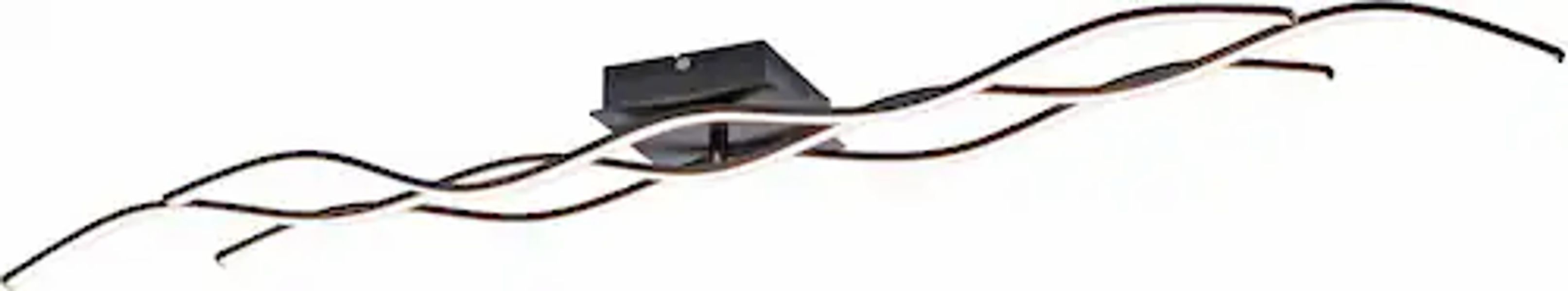 JUST LIGHT Deckenleuchte »WAVE« LED-Board 1 Stk. Warmweiß Deckenlampe günstig online kaufen