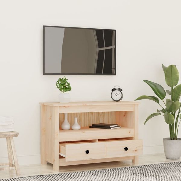vidaXL TV-Schrank TV-Schrank 79x35x52 cm Massivholz günstig online kaufen