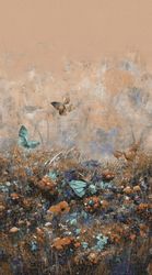 Fashion for walls Fototapete "Magic Meadow" floral glatt Phthalate frei günstig online kaufen