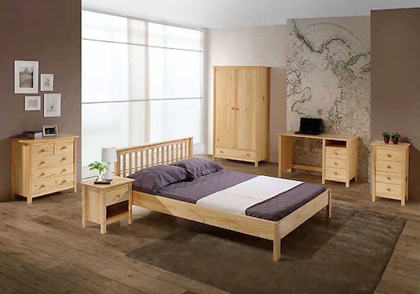 Home affaire Nachtkommode, (1 St.), gefertigt aus massivem Kiefernholz günstig online kaufen