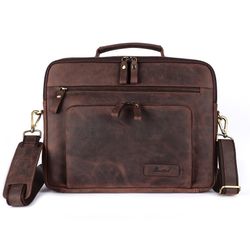 Benthill Aktentasche Echt Leder Laptoptasche Notebooktasche günstig online kaufen