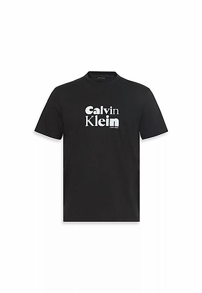 Calvin Klein T-Shirt "SS 30S EU CALVIN KLEIN BOLD GRAP", Mit Rundhalsaussch günstig online kaufen