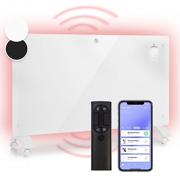 Klarstein Heizstrahler Bansin Crystal 2500, Heizgerät günstig online kaufen