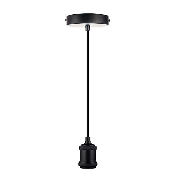 LUXULA Hängeleuchte E27 Fassung Pendelleuchte Modern Industrie Design Texti günstig online kaufen