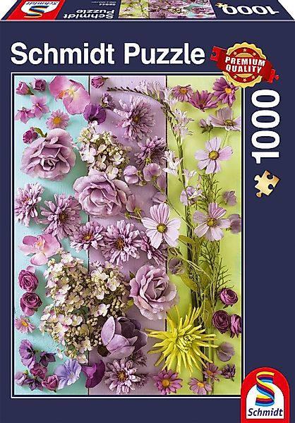 Schmidt Spiele Puzzle Violette Blüten, 1000 günstig online kaufen