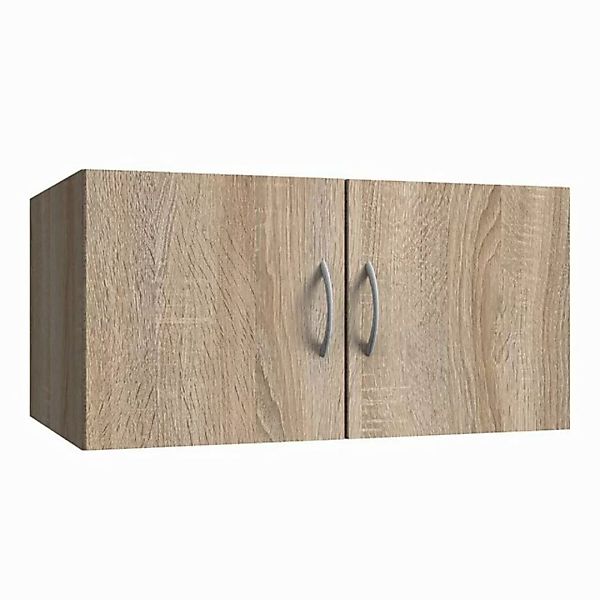 Lomadox Aufsatzschrank MIAMI-43 Eiche, 2 Türen, ca. 80/40/54 cm günstig online kaufen