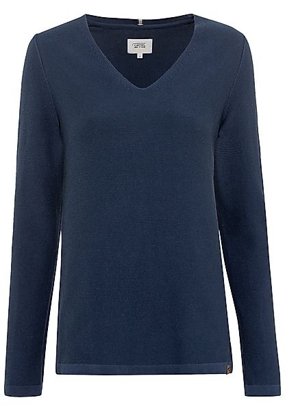 camel active Strickpullover Feinstrickpullover mit V-Ausschnitt günstig online kaufen