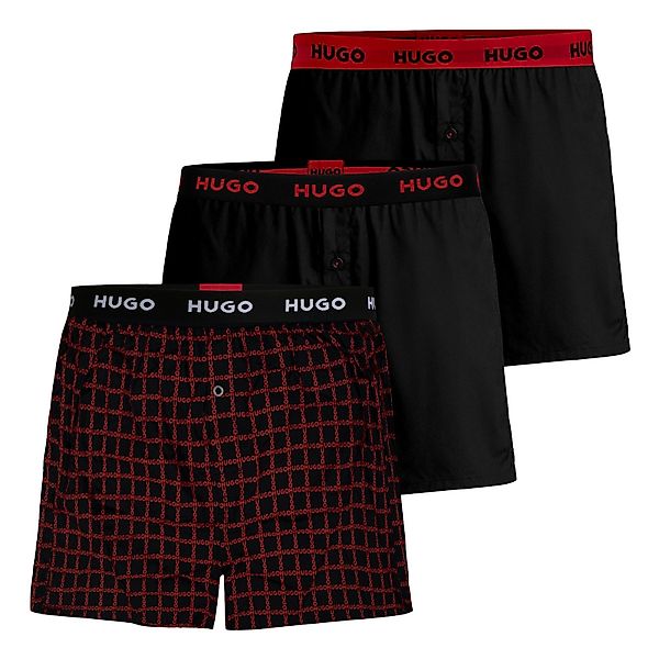 HUGO Boxershorts Woven Boxer (3-St., 3er günstig online kaufen
