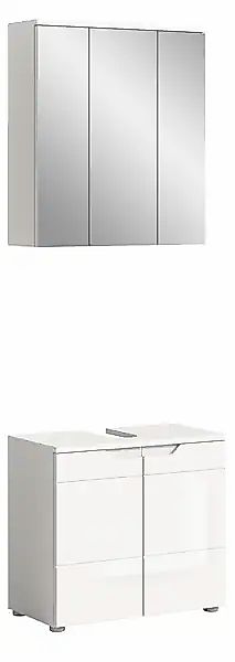 INOSIGN Badmöbel-Set »CAPRI, 2-teilig, mit eingefasster Griffmulde, bestehe günstig online kaufen