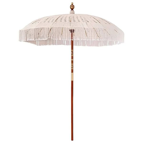 vidaXL Macrame Sonnenschirm Creme 190 x 190 x 260 cm 42006469 günstig online kaufen