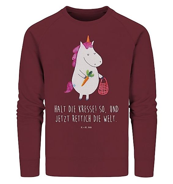 Mr. & Mrs. Panda Longpullover Einhorn Gemüse Größe XL - Burgundy - Geschenk günstig online kaufen