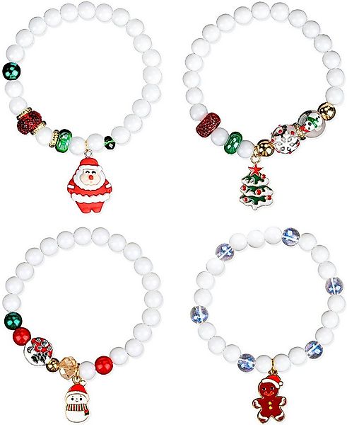 Kityhome Armband Set Weihnachts Armband mit Anhänger - Dehnbar, Als Schmuck günstig online kaufen