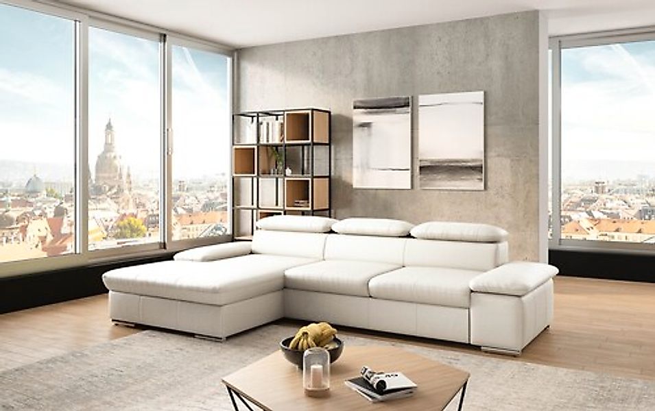 sit&more Ecksofa »Valantine L-Form, B: 286 cm« mit Arm- & Kopfteilverstellu günstig online kaufen