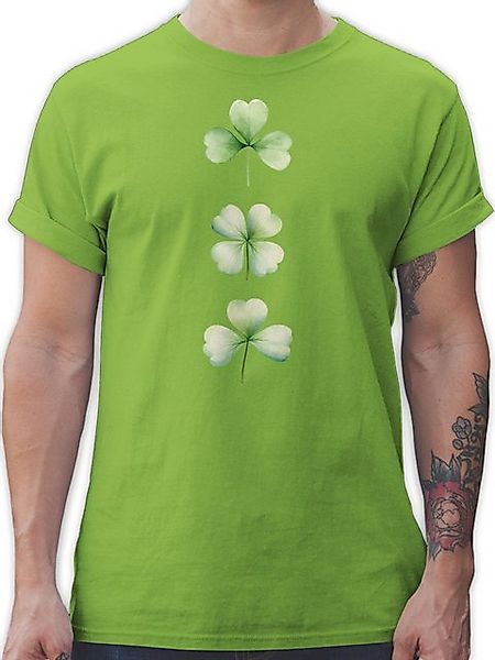 Shirtracer T-Shirt Kleeblatt St Patricks Day I Glücksbringer Geschenk Irisc günstig online kaufen