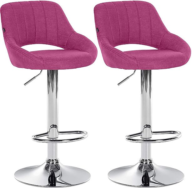 CLP Barhocker Milet Stoff (2er Set, günstig online kaufen