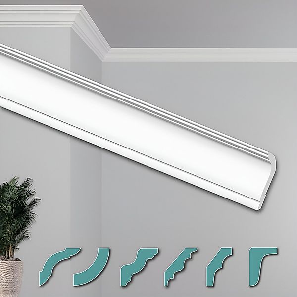 Hexim Deckenleiste ZG27, 2 Meter / günstig online kaufen