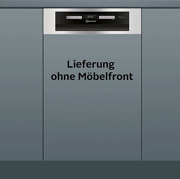 BAUKNECHT teilintegrierbarer Geschirrspüler "BSBO 3O35 PF X (2)" 10 Maßgede günstig online kaufen