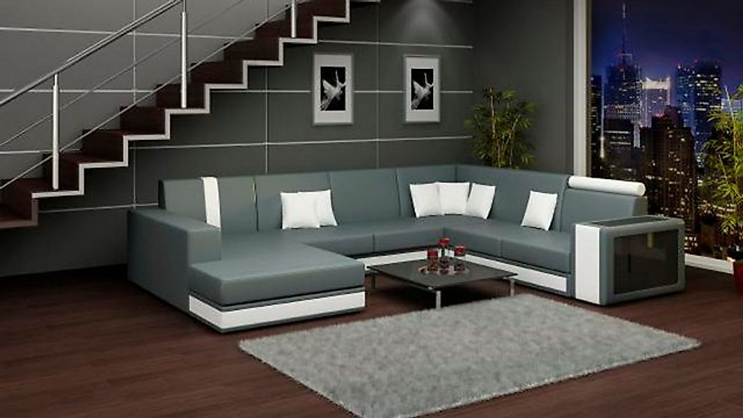 Xlmoebel Ecksofa Ecksofa Dresden in Leder für Ihr Wohnzimmer - Eckcouch Gar günstig online kaufen