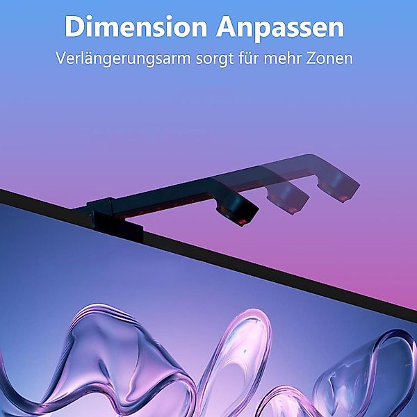 Jibenhome LED-Streifen TV Hintergrundbeleuchtung,RGB Stripe Musiksynch günstig online kaufen