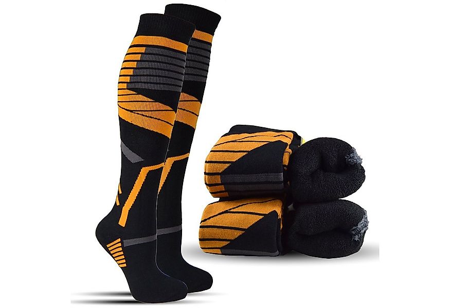 Frostfighter Kniestrümpfe Thermo Arbeits-Kniestrümpfe (4-Paar) Vollfrottee günstig online kaufen