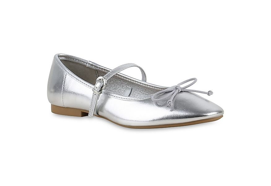 VAN HILL 841721 Ballerina Damen Riemchenballerinas Ballerinas Klassische Sc günstig online kaufen