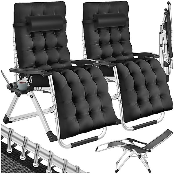 tectake Gartenstuhl Sonnenliege (Set, 2 St), günstig online kaufen