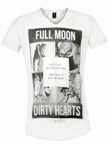Death By Zero Herren Shirt Dirty Hearts (XXL) (wei) günstig online kaufen