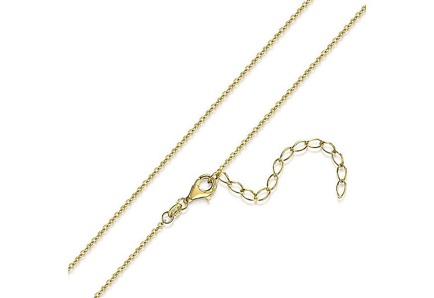 Materia Gliederkette Damen Gold Ankerkette 42-47cm K143, Sterlingsilber, ve günstig online kaufen