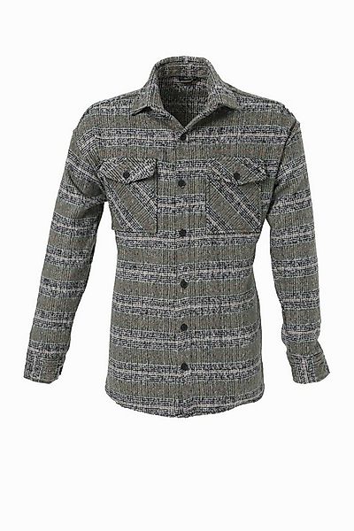 Megaman Jeans Flanellhemd Flanellhemd H-267 Flanellhemd Kariert Hemd Holzfä günstig online kaufen