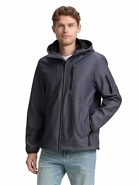 TOM TAILOR Softshelljacke, mit Kapuze, mit Kapuze günstig online kaufen