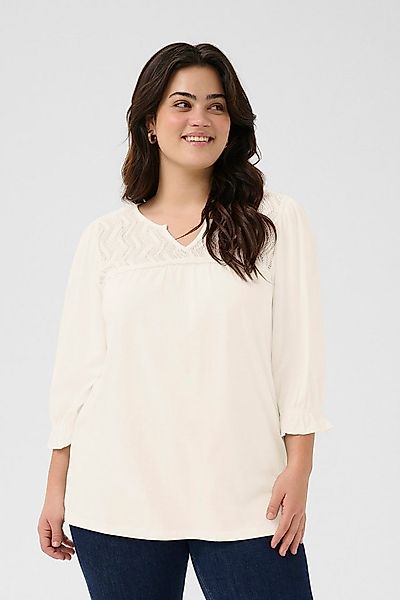KAFFE Curve Langarmbluse Langarm-Bluse KCsanne Große Größen günstig online kaufen