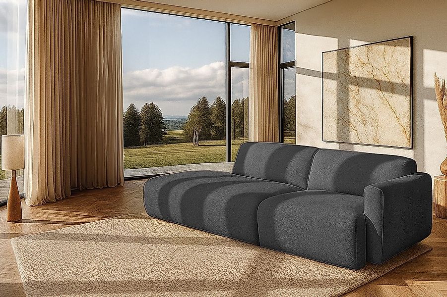 Home affaire 2-Sitzer "Myrland Kompaktsofa" Breite 263 cm, Chenille, Easy C günstig online kaufen