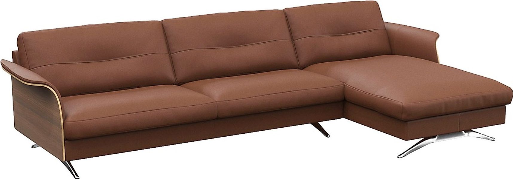 FLEXLUX Ecksofa »Glow Designsofa, bequem und komfortabel durch hochwertigen günstig online kaufen