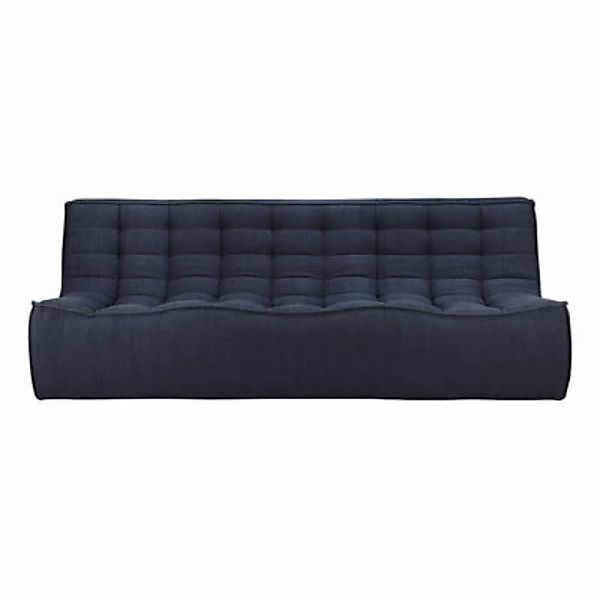Sofa N701 textil grau / 3-Sitzer - L 210 cm / Stoff - Ethnicraft - Grau günstig online kaufen