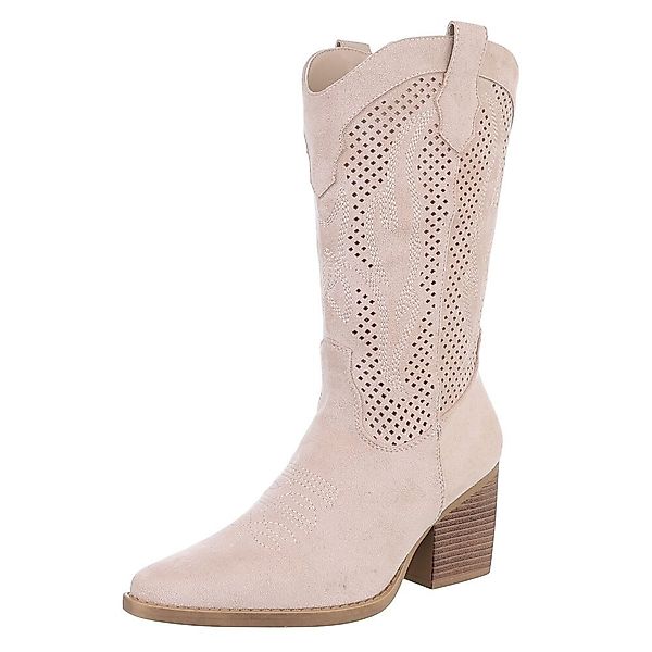 Ital-Design Damen Cowboyboots Western Westernstiefel (88671680) günstig online kaufen