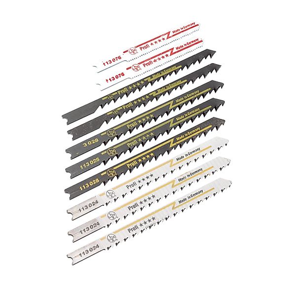 LUX-TOOLS Stichsägeblatt-Set U-Schaft 10-teilig günstig online kaufen