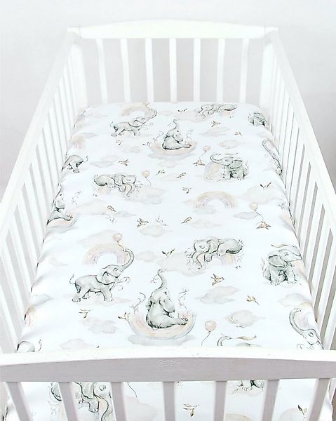 BabyLux Spannbettlaken BABYLUX SPANNBETTLAKEN 60x120 cm Spannbetttuch Baumw günstig online kaufen