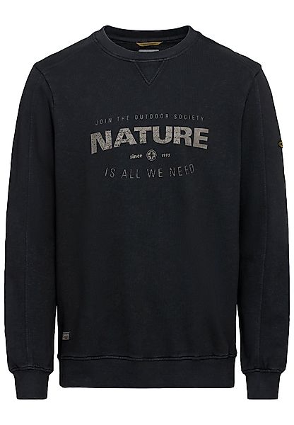 camel active Sweatshirt Sweatshirt mit Print günstig online kaufen
