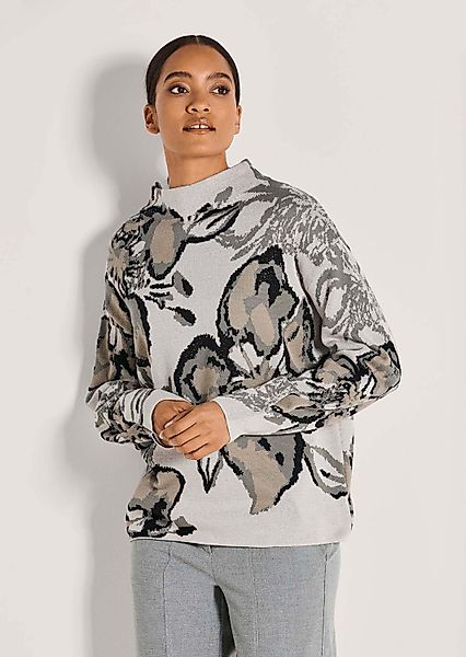 MADELEINE Langarmshirt Langarm Pullover mit floralem günstig online kaufen