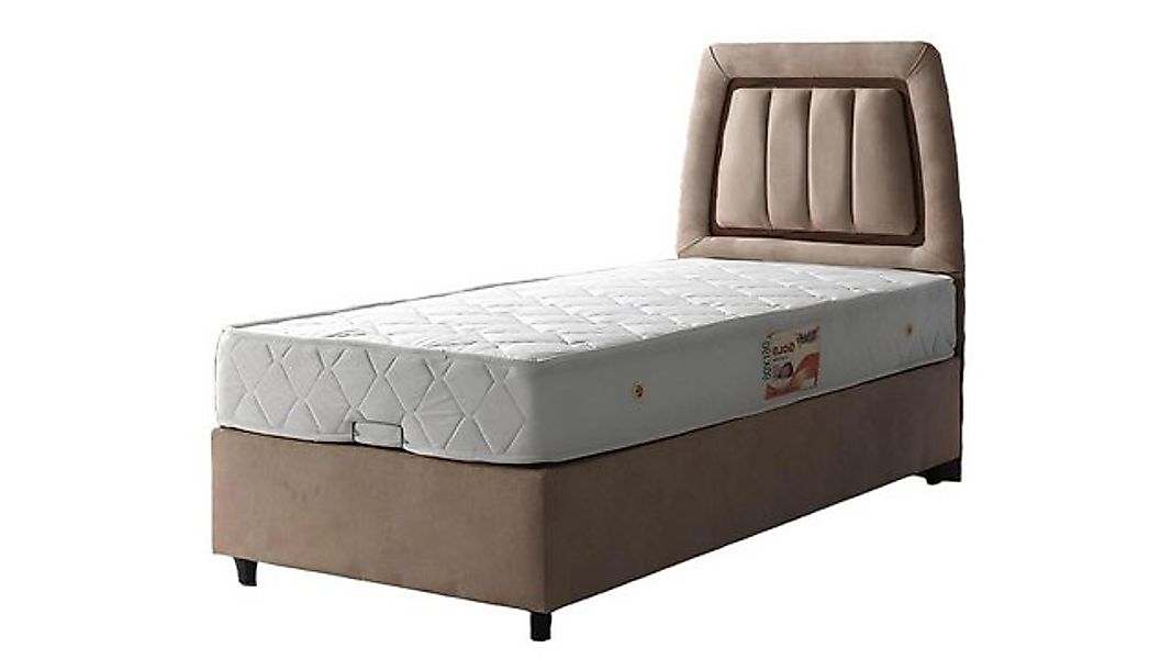 Xlmoebel Bett Luxuriöses Polsterbett in Beige mit modernem Design für das ( günstig online kaufen