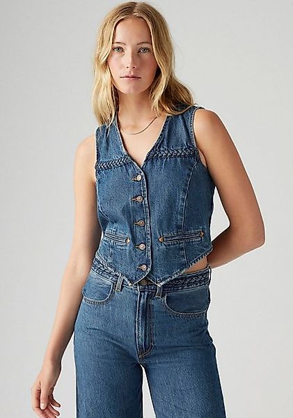 Levi's® Jeansweste BRAIDED VEST mit Ziernähten günstig online kaufen