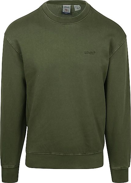 Levi's Sweater Authentic Logo Olivgrün - Größe S günstig online kaufen