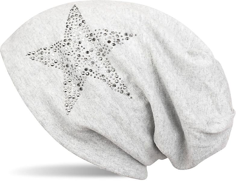 styleBREAKER Beanie Beanie Mütze mit Strass günstig online kaufen