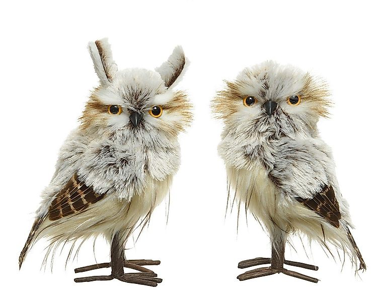 Kaemingk Weihnachtsfigur, Weihnachtsfigur Eule Plüsch / günstig online kaufen